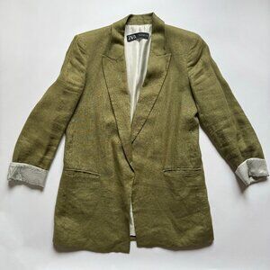 Olive linen jacket